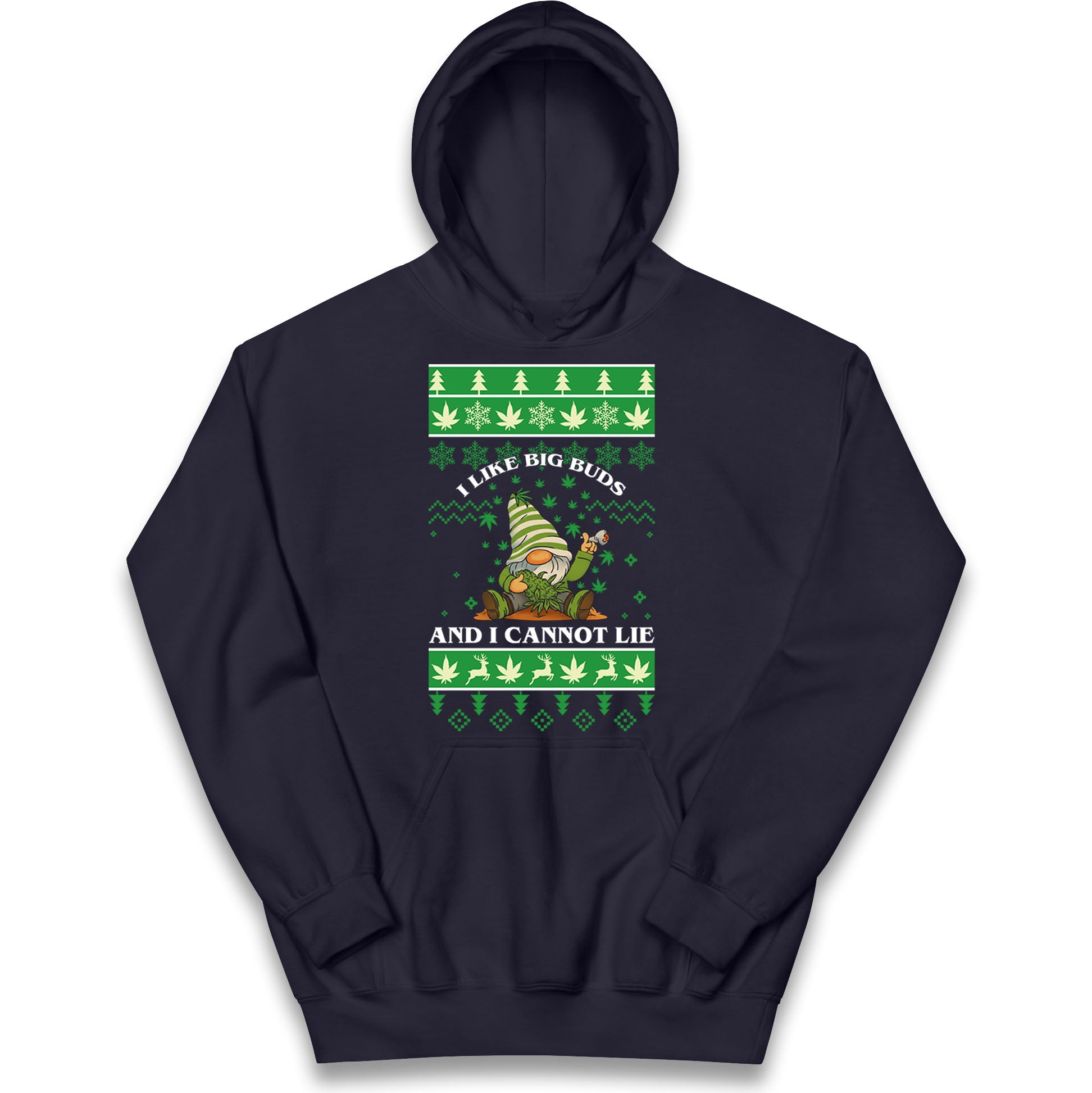 Cannabis Christmas Kids Hoodie