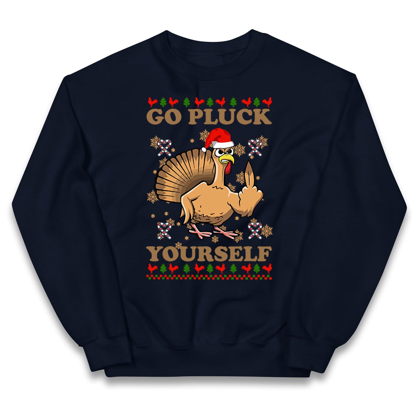 Christmas Go Pluck Yourself Funny Jumper