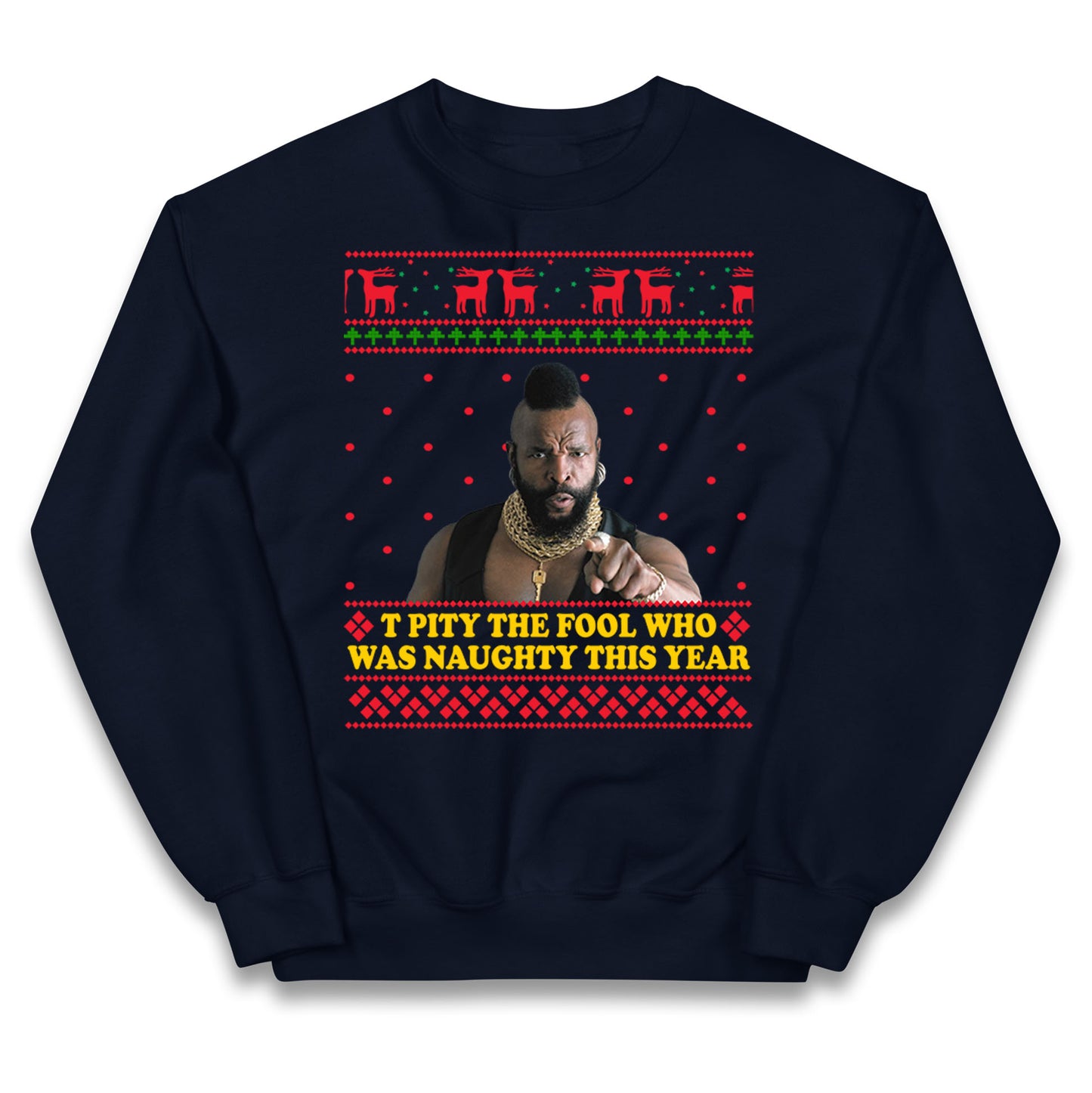 mr t christmas jumper