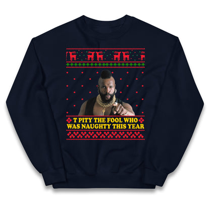 mr t christmas jumper