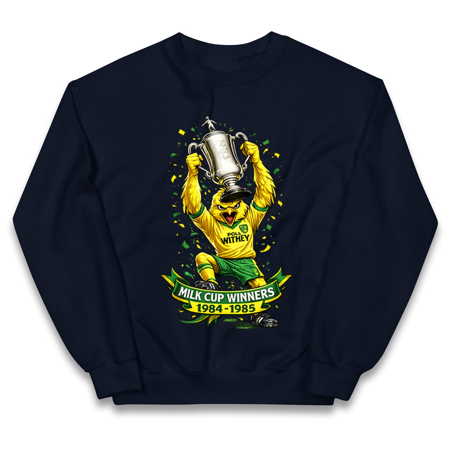 Norwich City Milk Cup Winners Kids Jumper