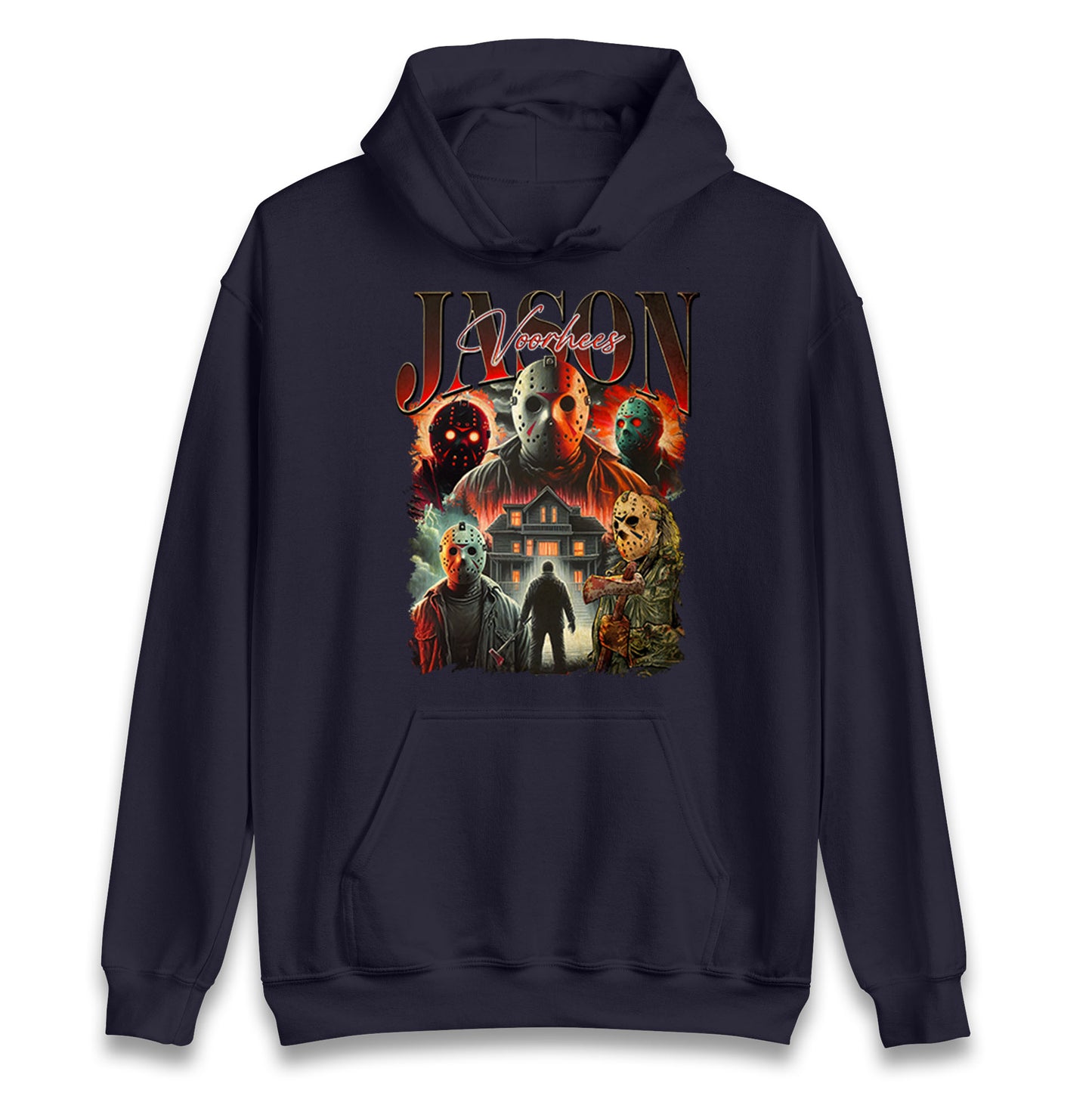 Jason voorhees scary Halloween Bootleg Unisex Hoodie