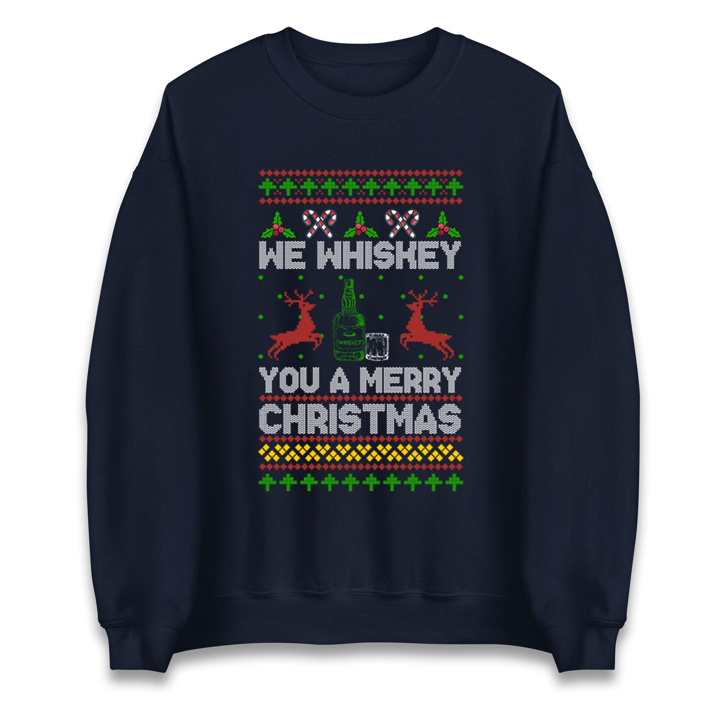 whisky Christmas Jumper