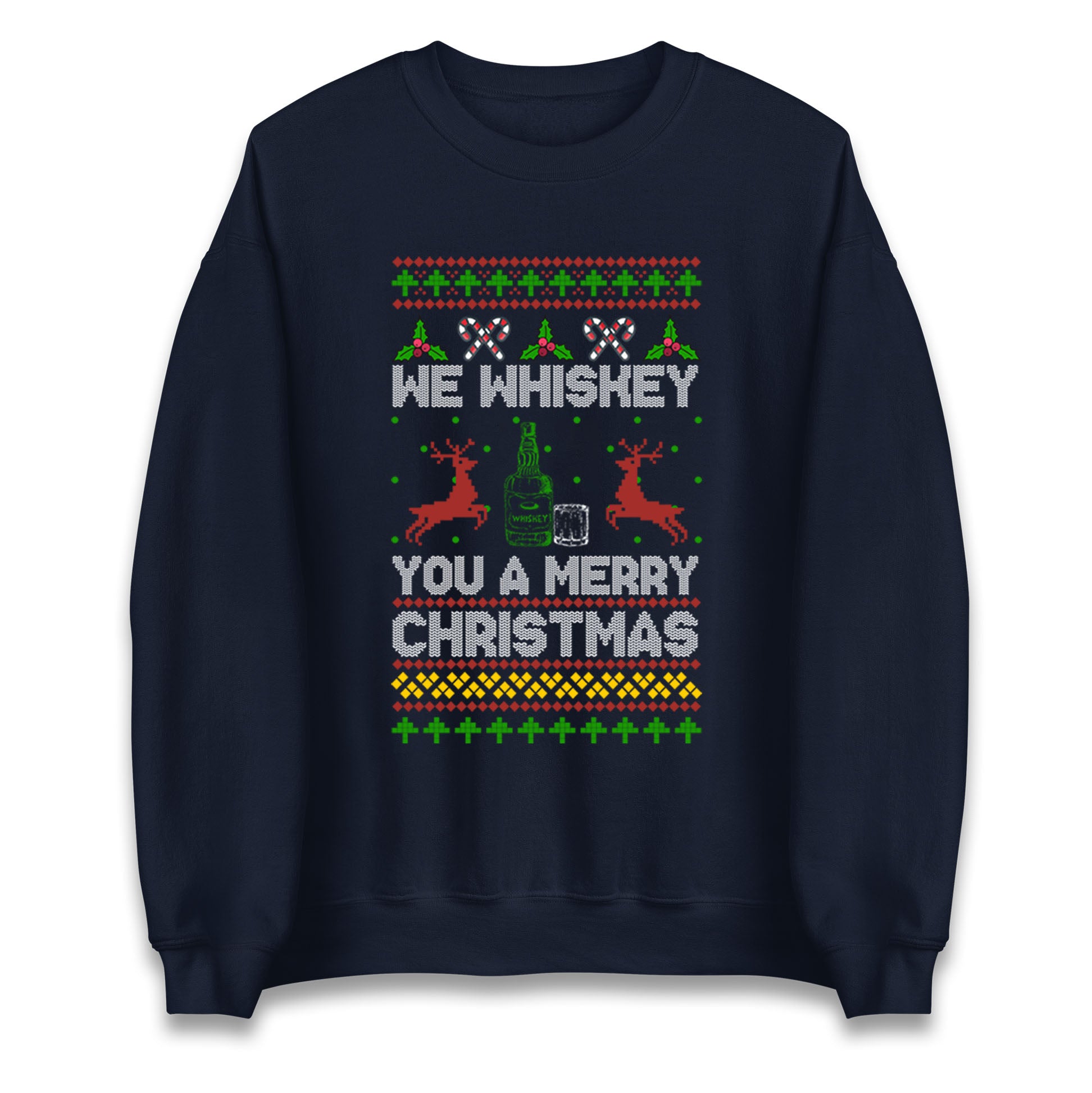 whisky Christmas Jumper
