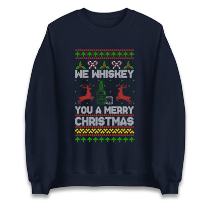 whisky Christmas Jumper
