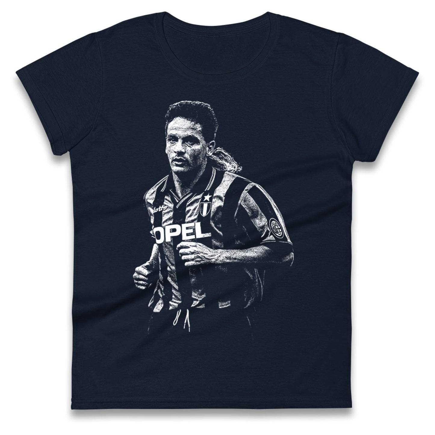 Roberto Baggio Italy Ladies T Shirt