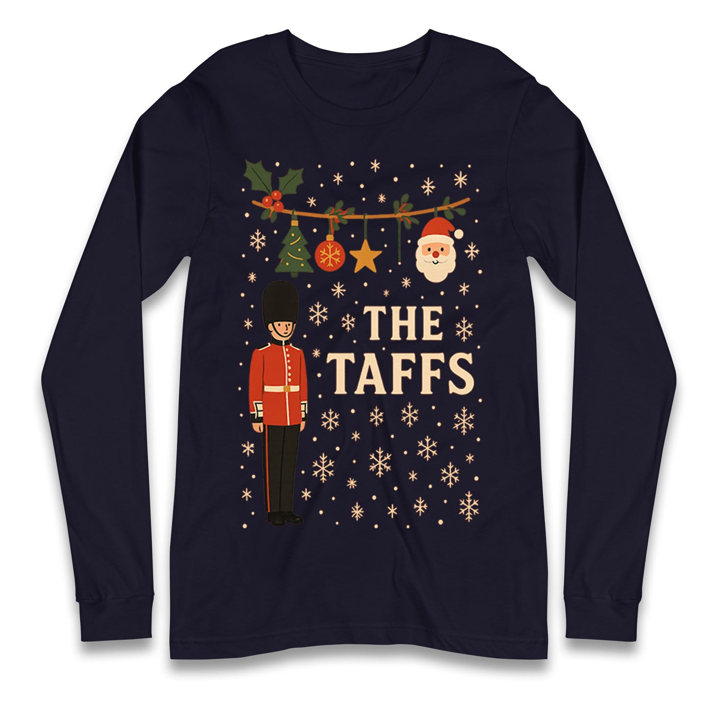 The Taffs Welsh Guards Christmas Long Sleeve Shirt