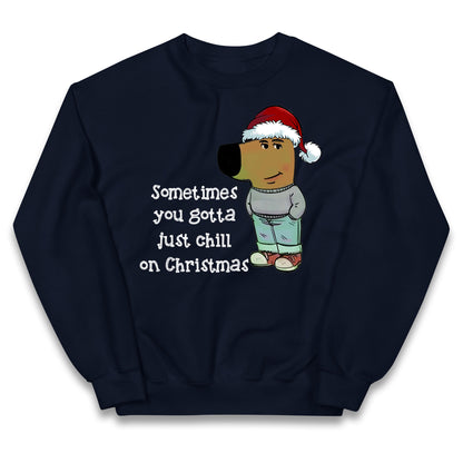 christmas chill guy jumper
