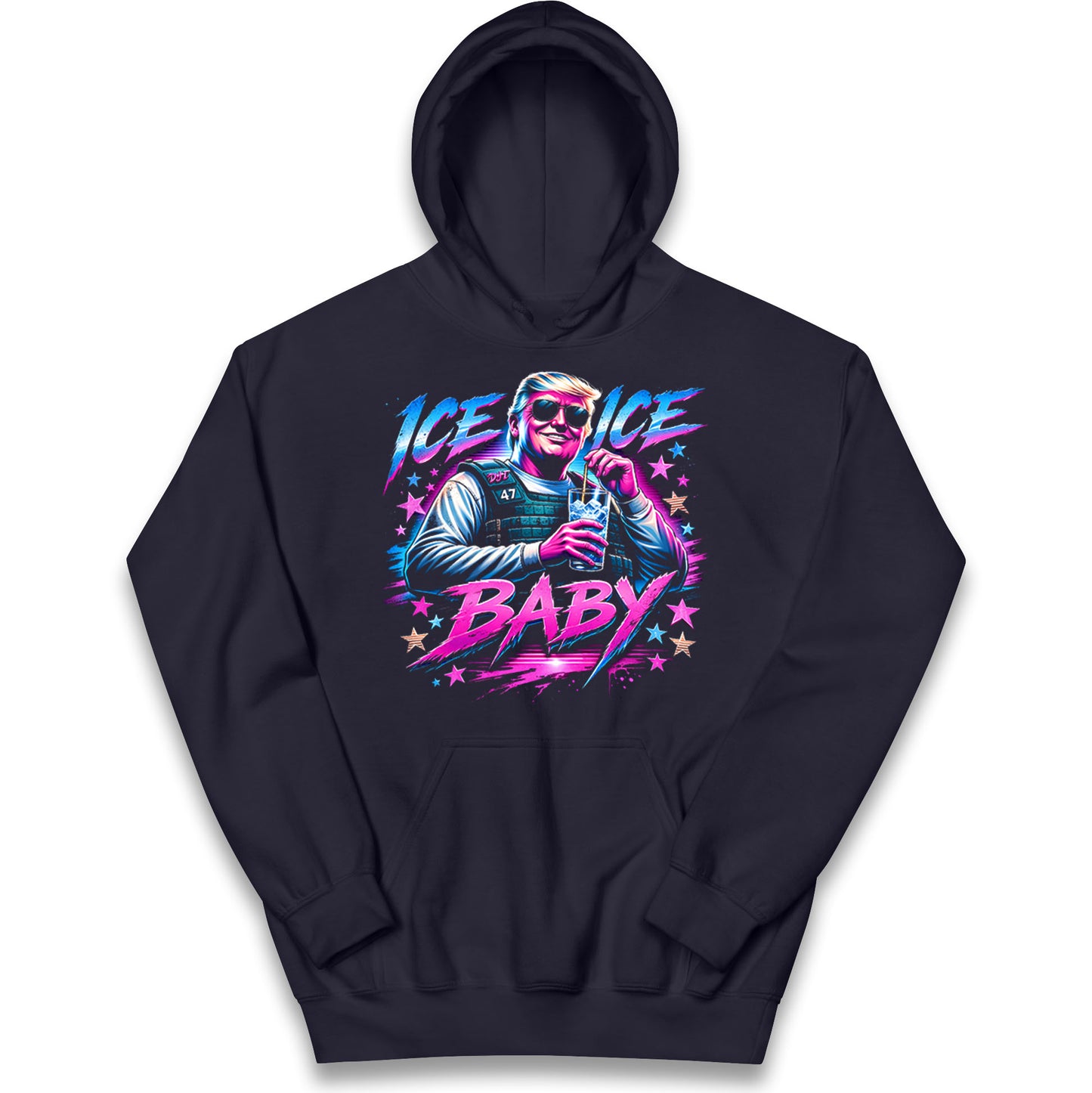 Donald Trump Ice Ice Baby Kids Hoodie