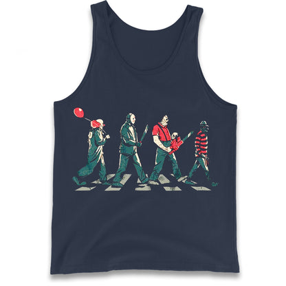 Horror Characters Friends Spoof Halloween Tank Top