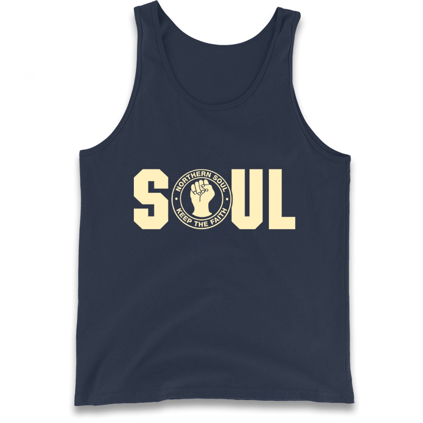 Northern Soul Keep The Faith Logo Tank Top