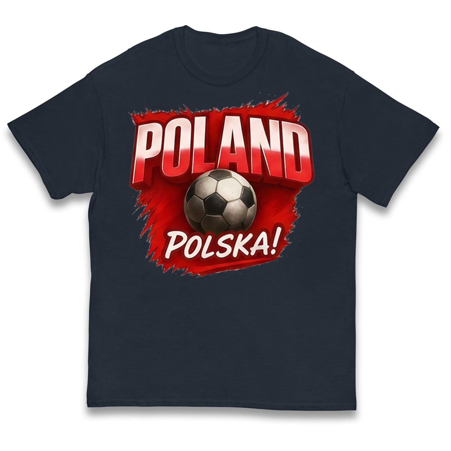 Poland Retro World Cup Kids T Shirt
