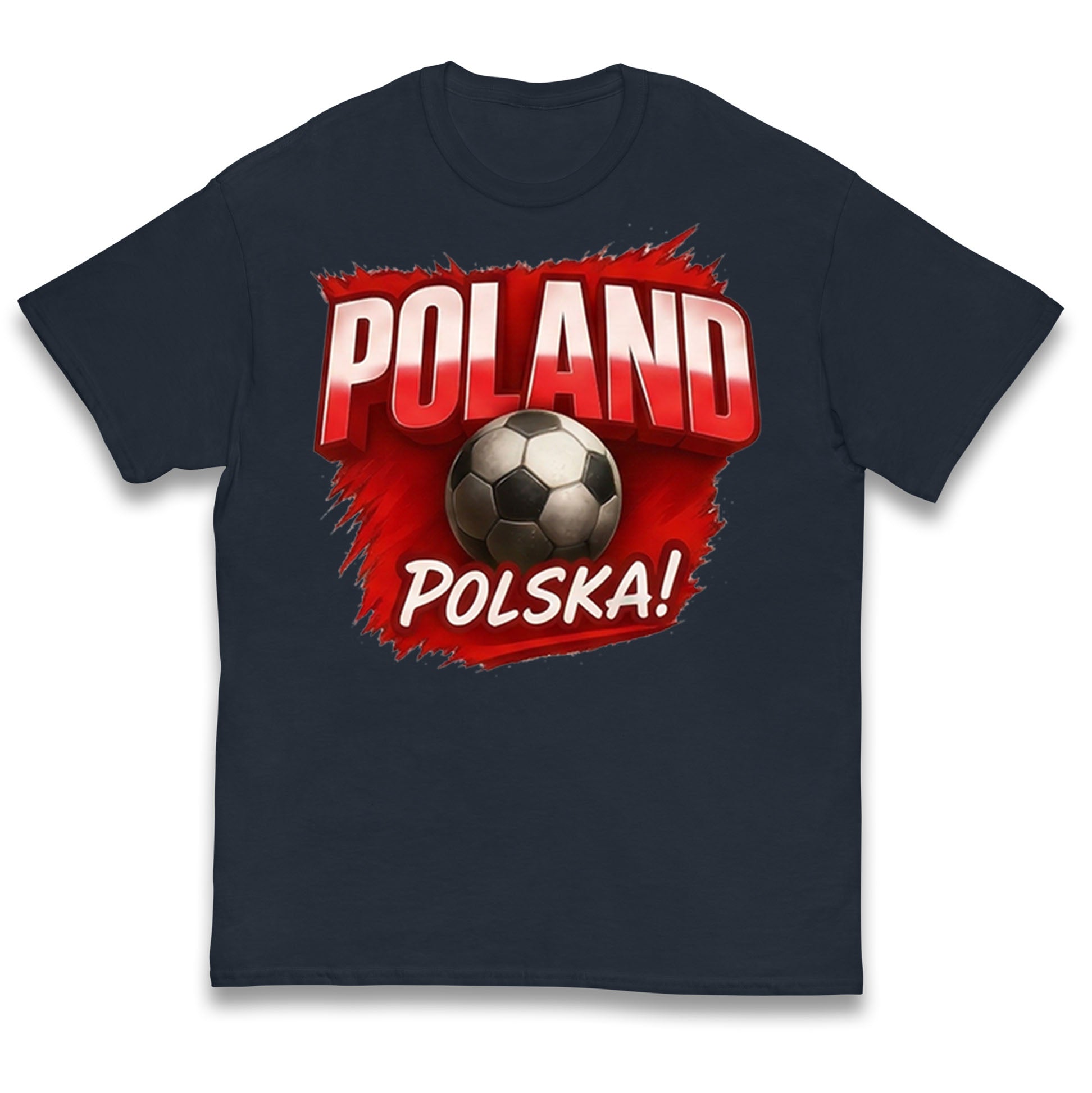 Poland Retro World Cup Kids T Shirt