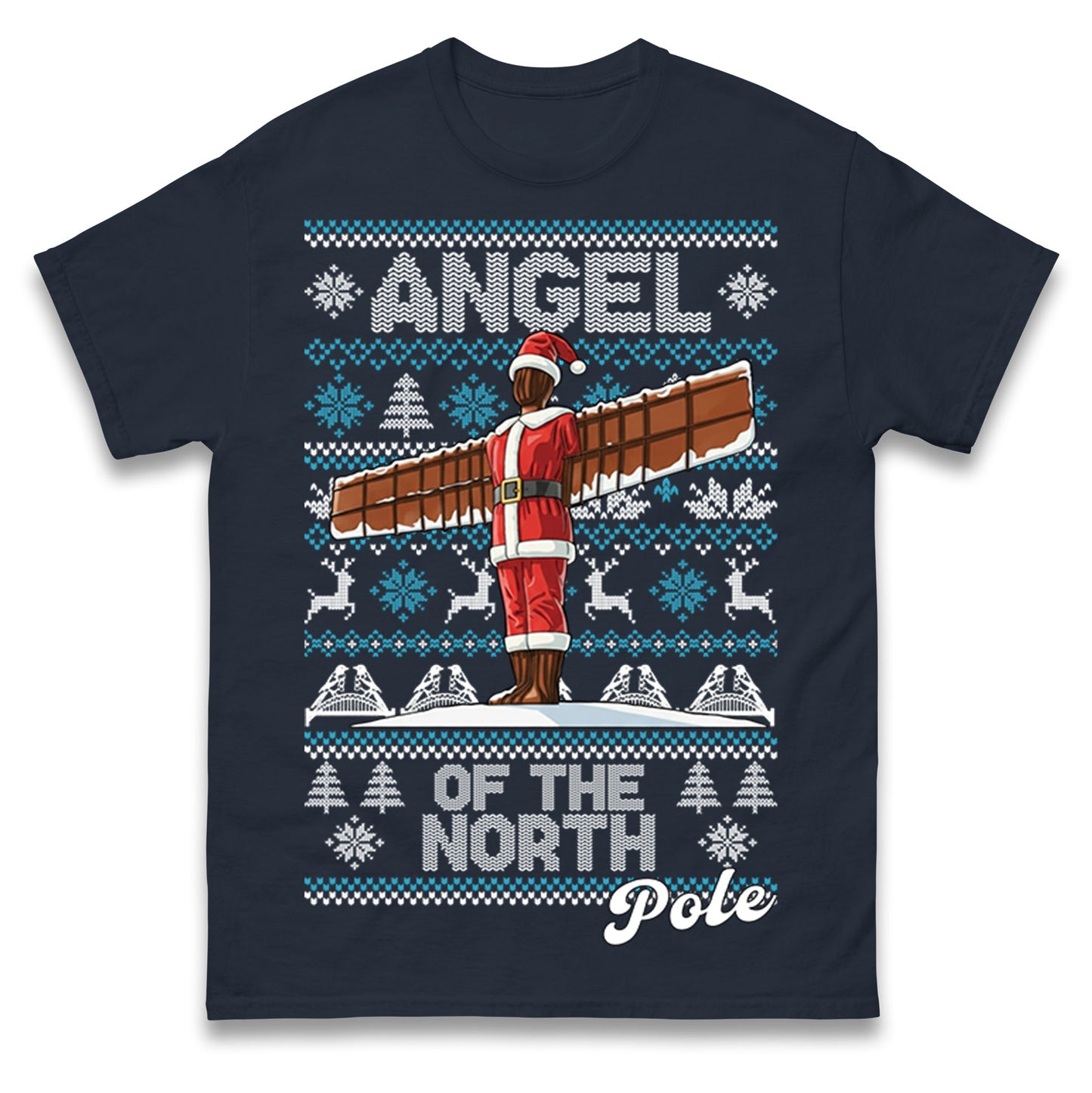 Angel Of The North Pole Christmas T Shirt
