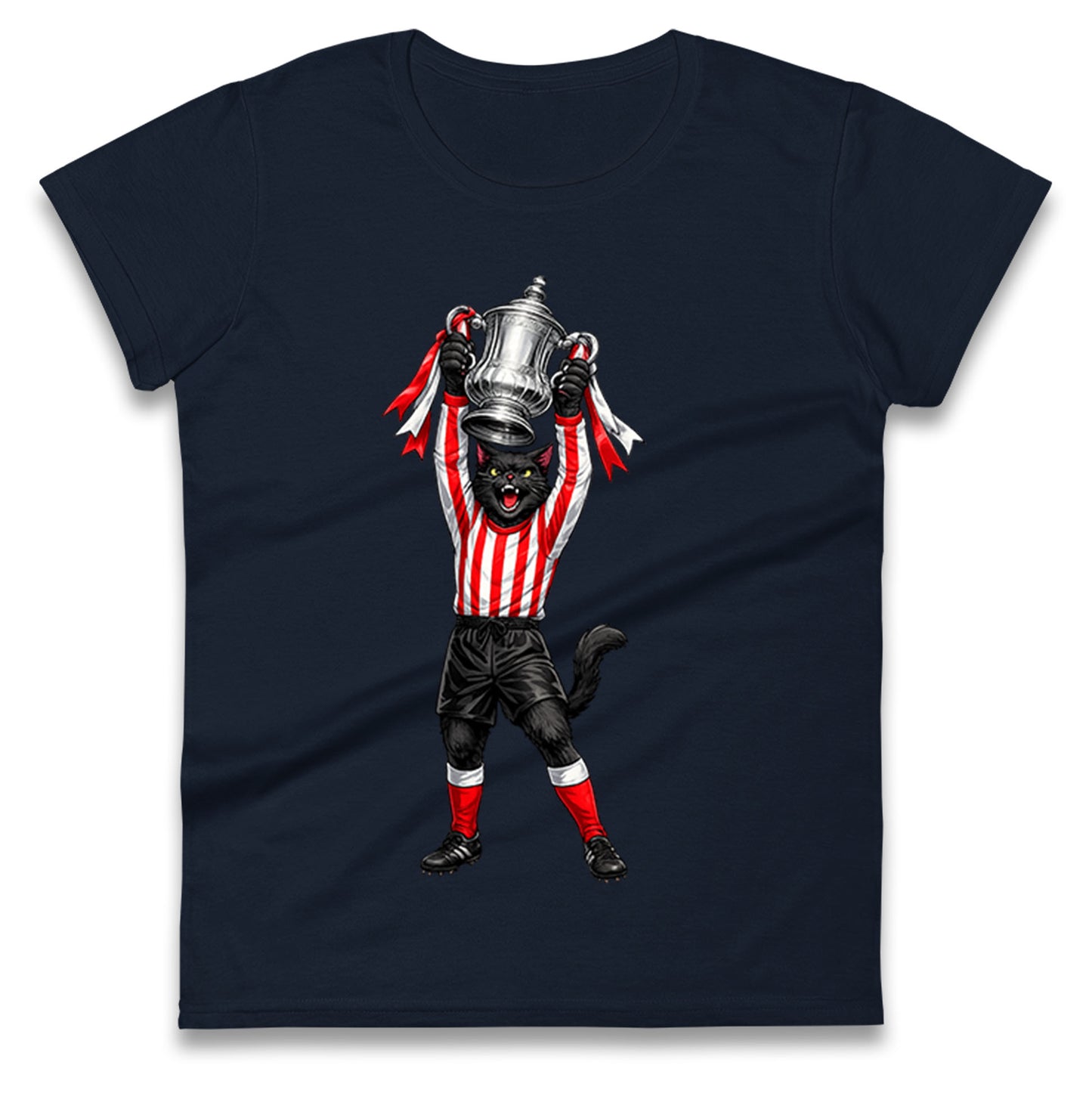 Sunderland FA Cup Winners 1972-1973 Ladies T Shirt