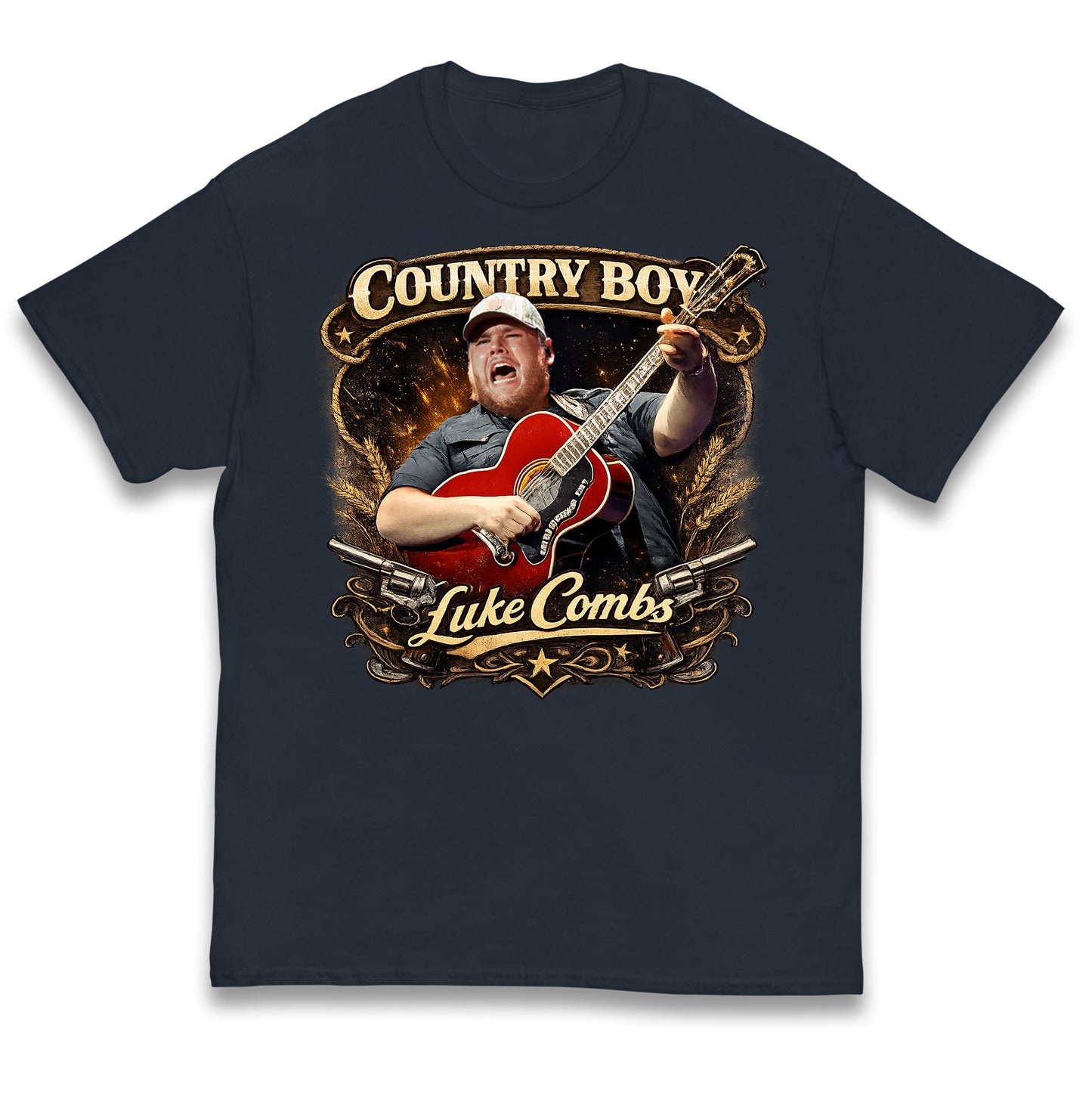 Country Boy Luke Combs Kids T Shirt