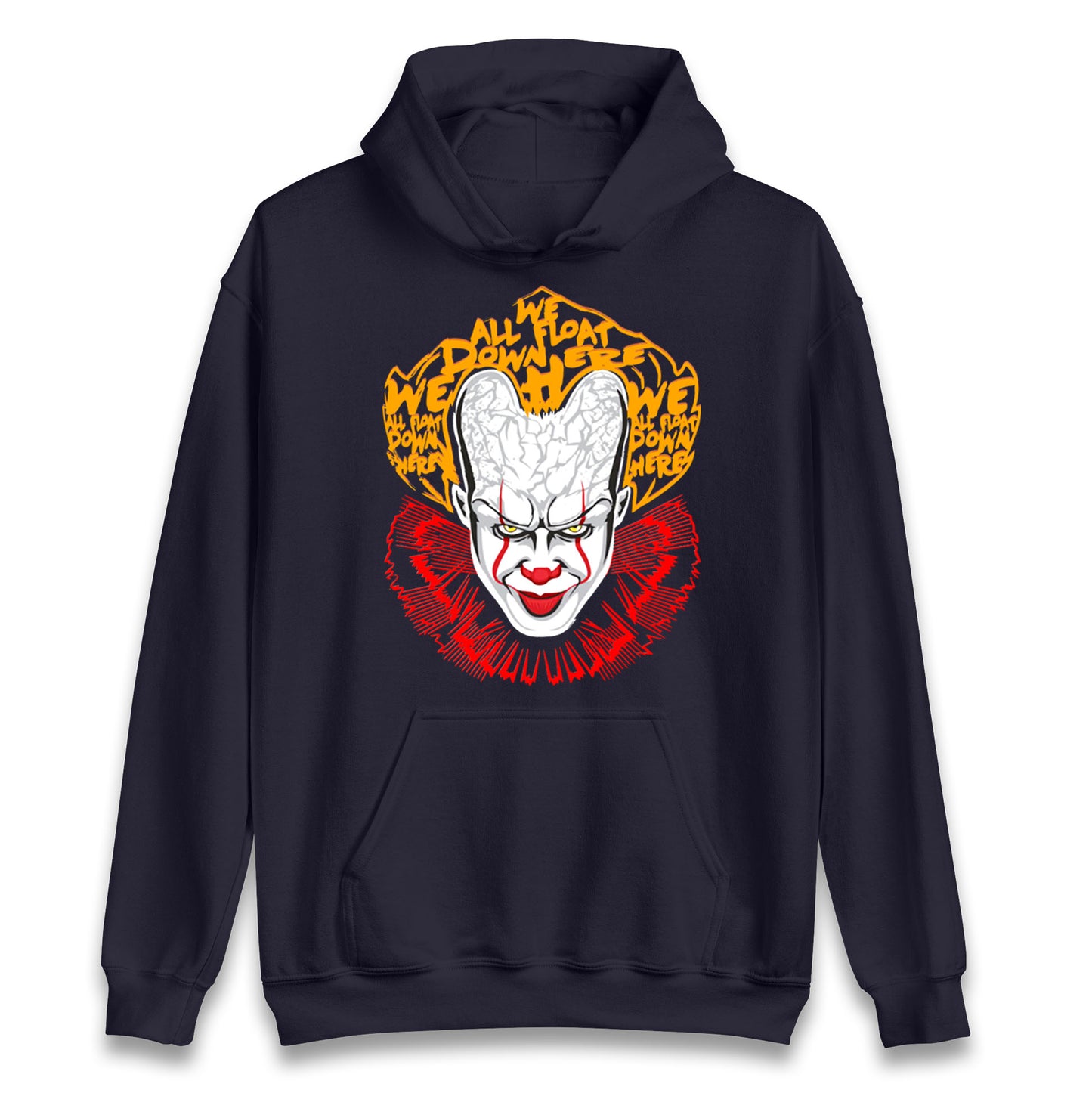 Pennywise Scary Clown Halloween Hoodie
