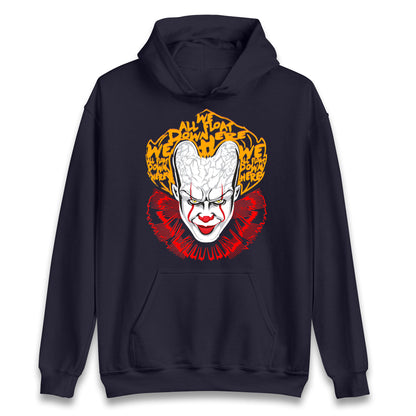 Pennywise Scary Clown Halloween Hoodie
