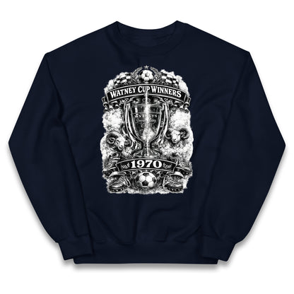 Retro Derby Watney Cup Winners 1970 Kids Jumper
