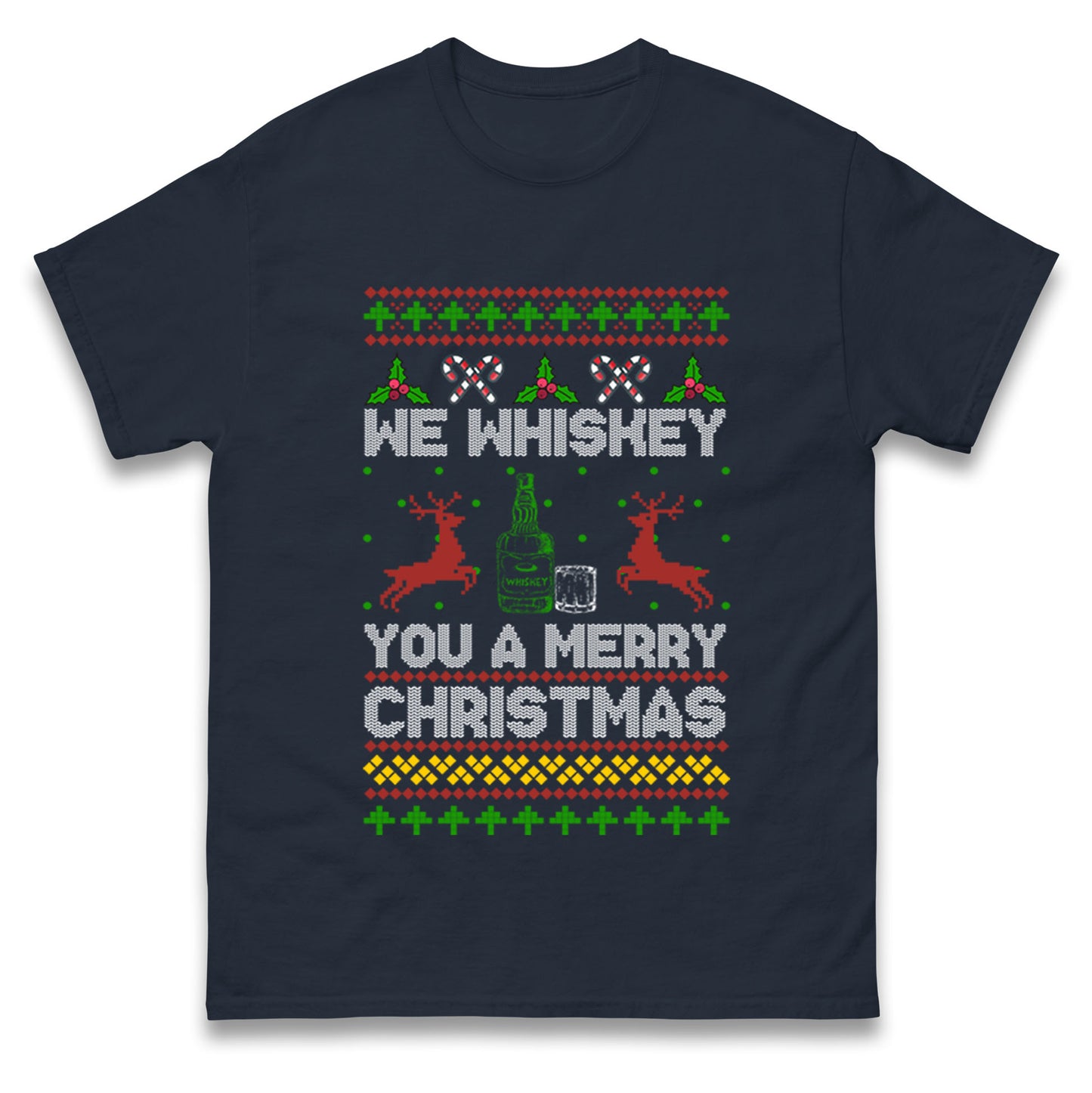 whisky Christmas T Shirt