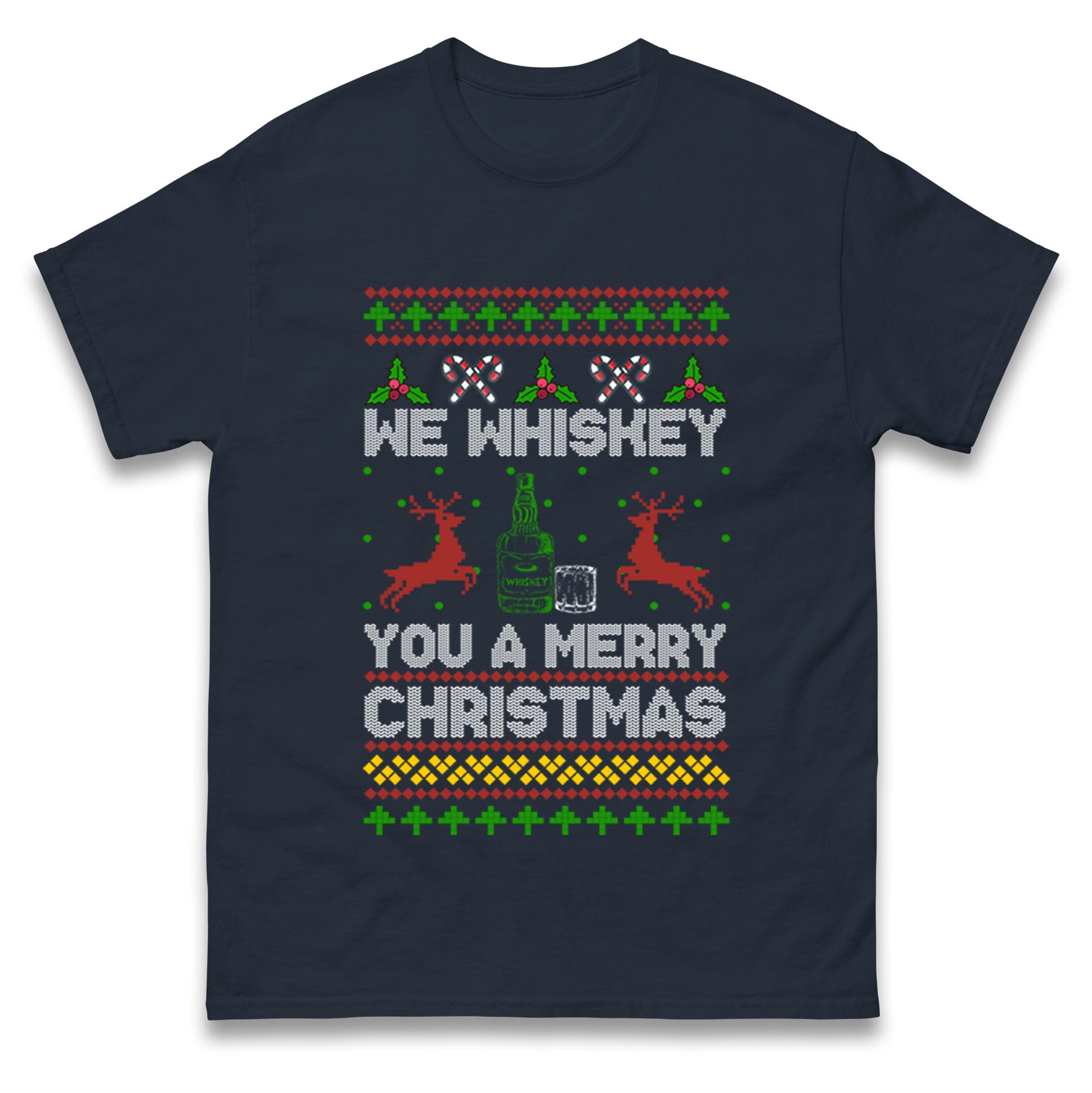 whisky Christmas T Shirt