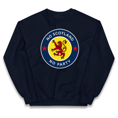 No Scotland No Party Kids Jumper