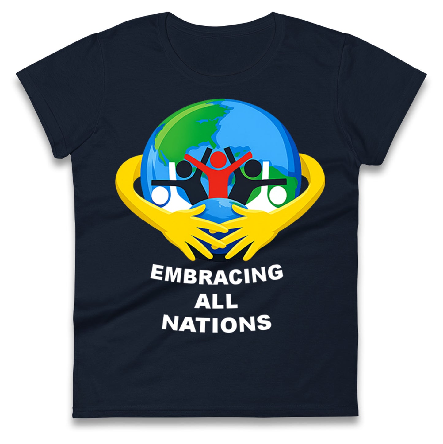 Embracing All Nations Ladies T Shirt