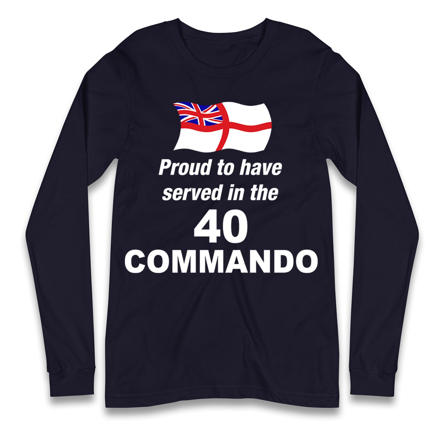 40 Commando Royal Marines Longsleeve T Shirt