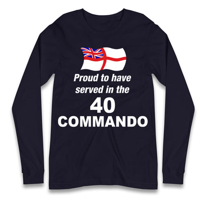 40 Commando Royal Marines Longsleeve T Shirt