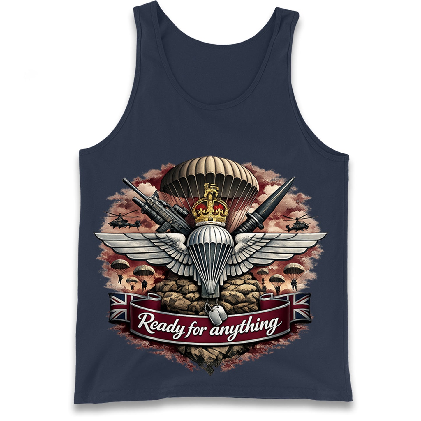Ready for Anything Parachute Regiment Tank Top