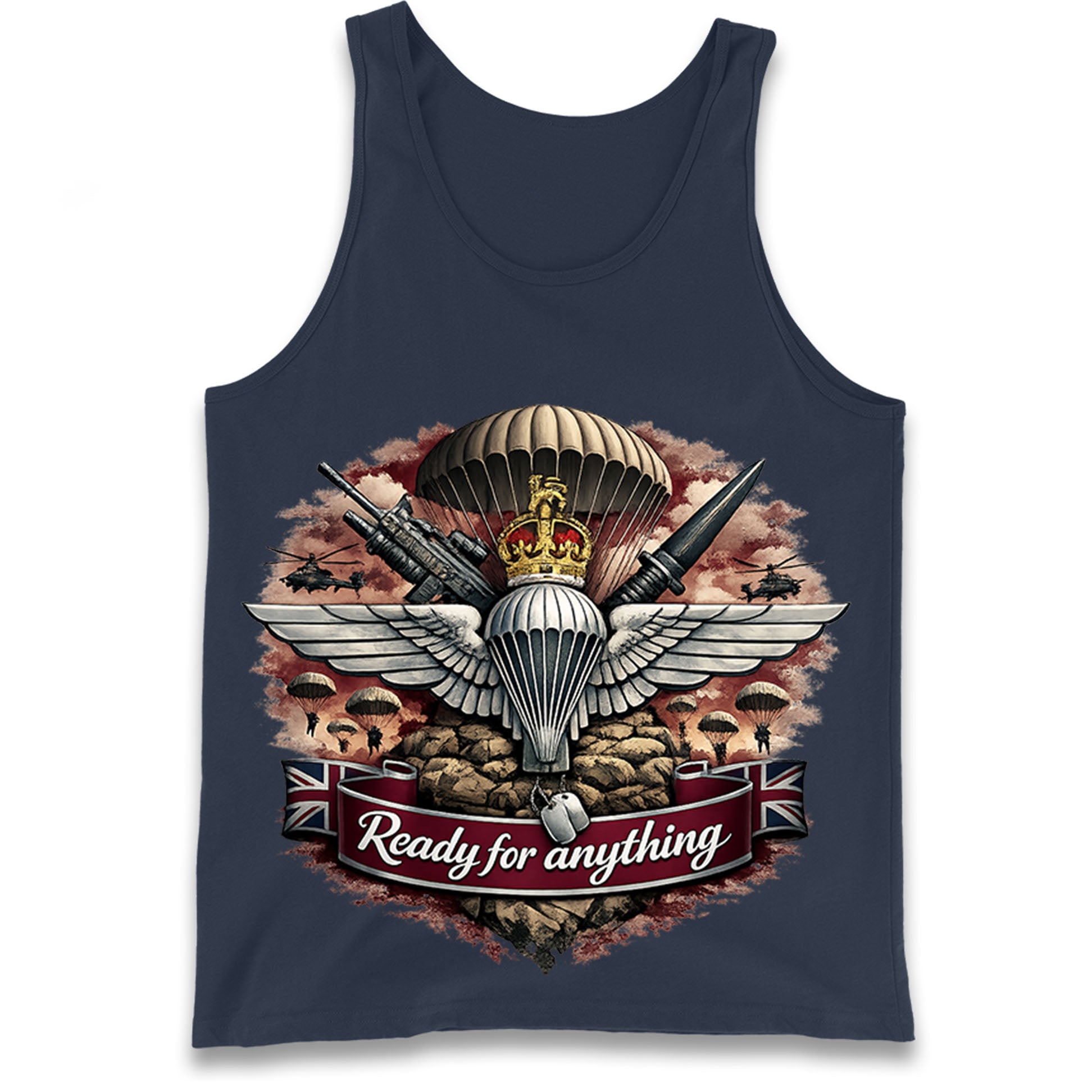 Ready for Anything Parachute Regiment Tank Top