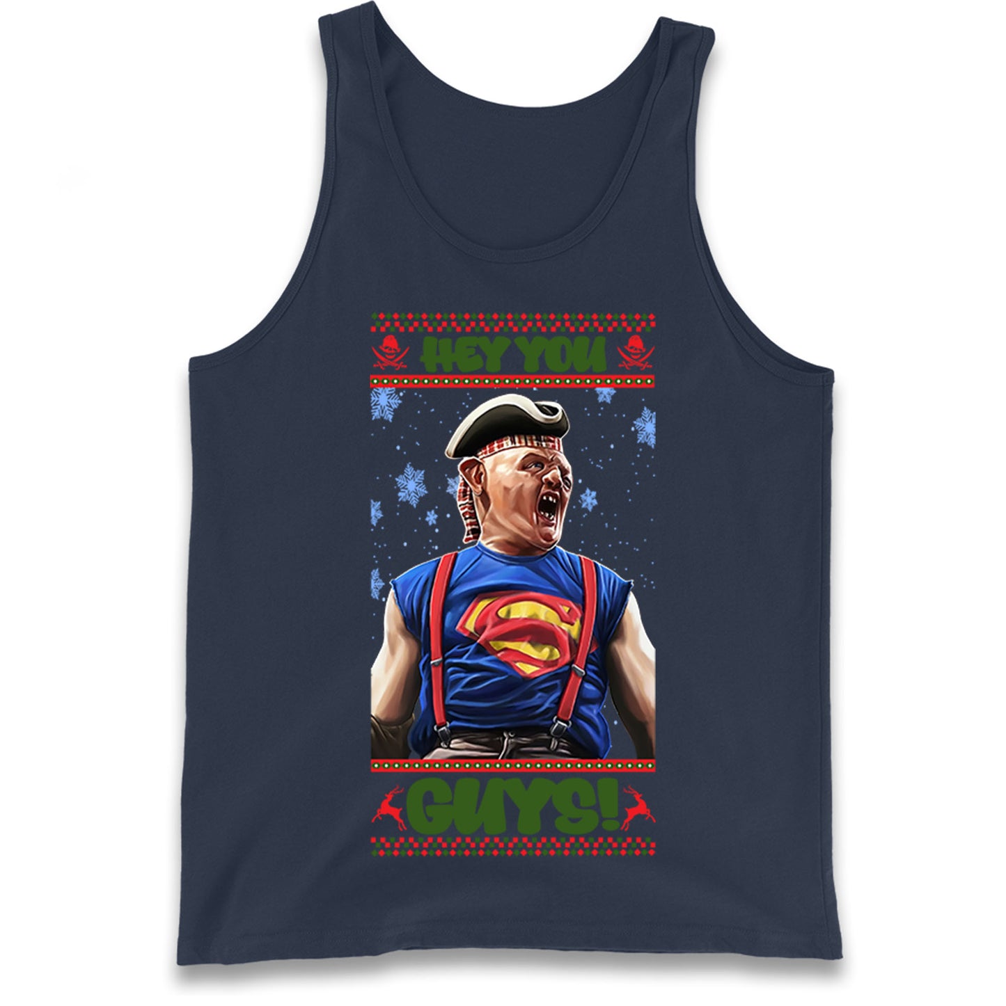 sloth christmas tank top