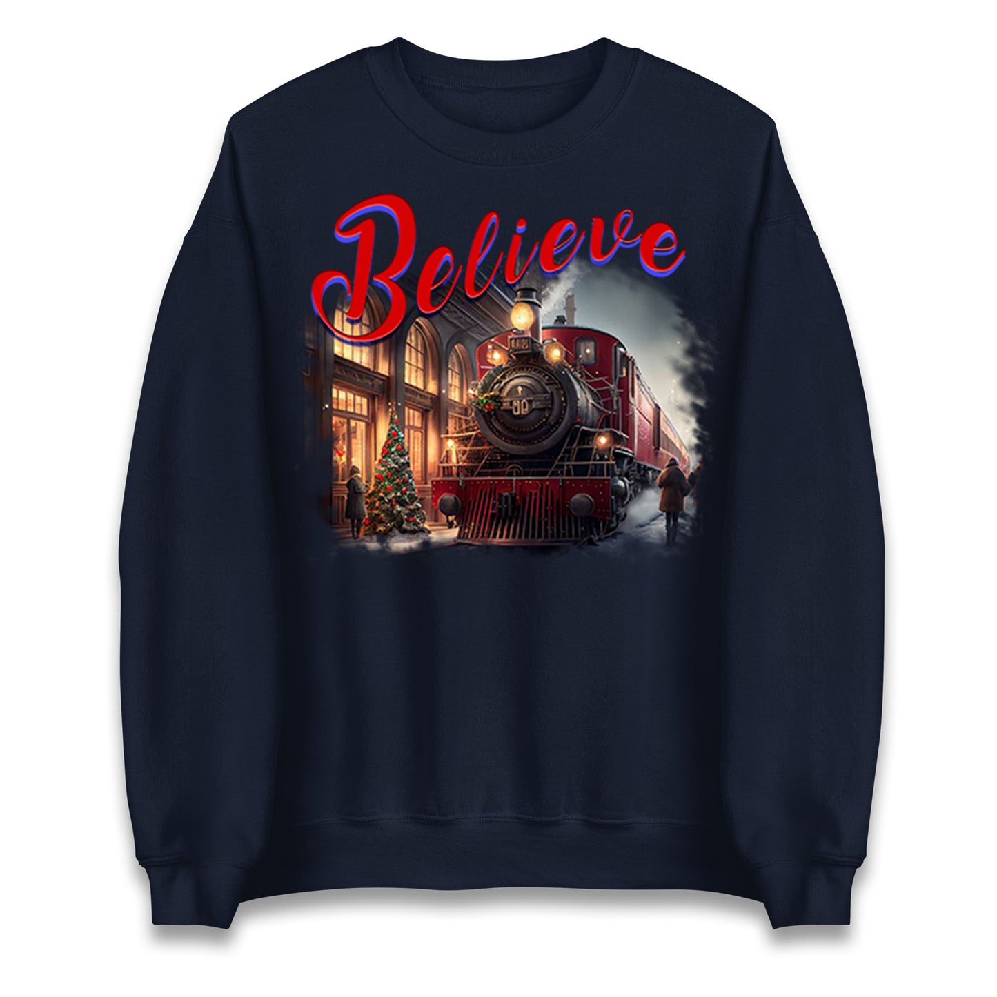 polar express christmas sweatshirt