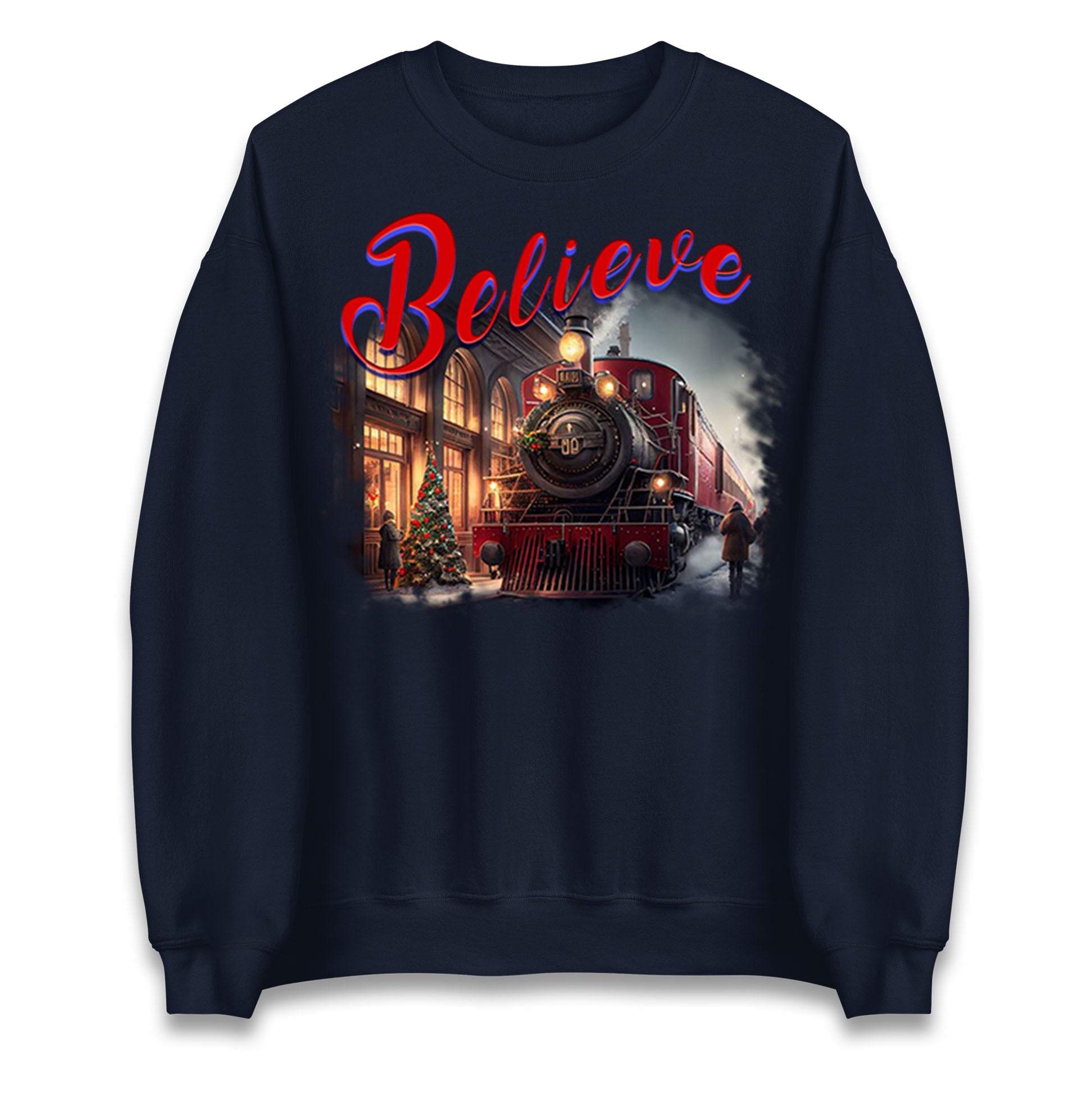 polar express christmas sweatshirt