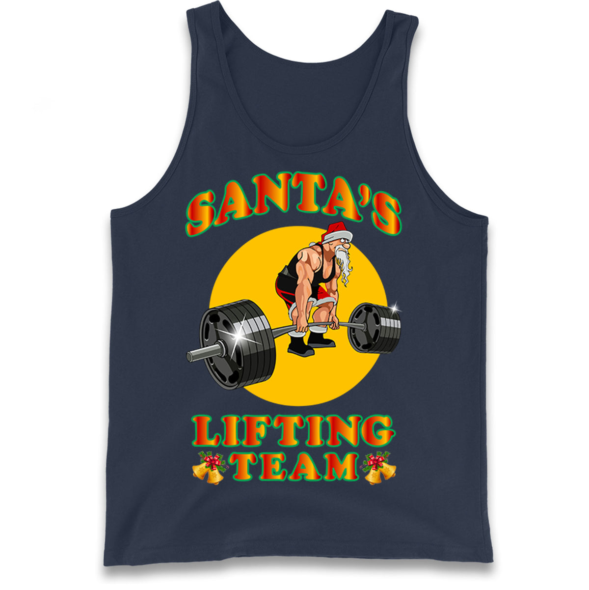 bodybuilding gym christmas tank top