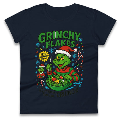 Grinch Christmas Ladies T Shirt 