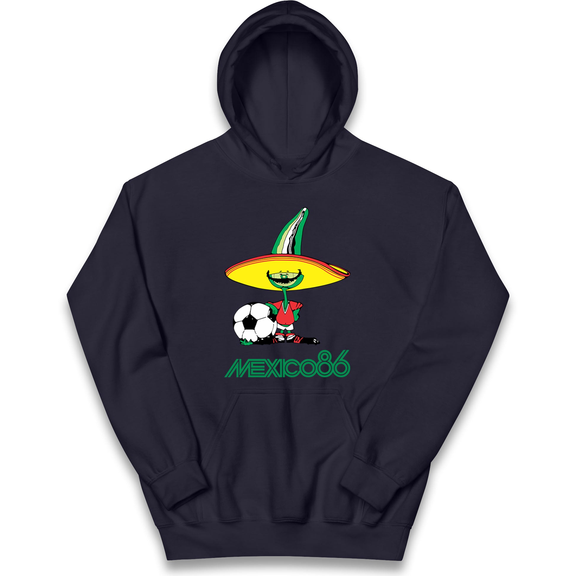 Mexico 86 Mascot Kids Hoodie