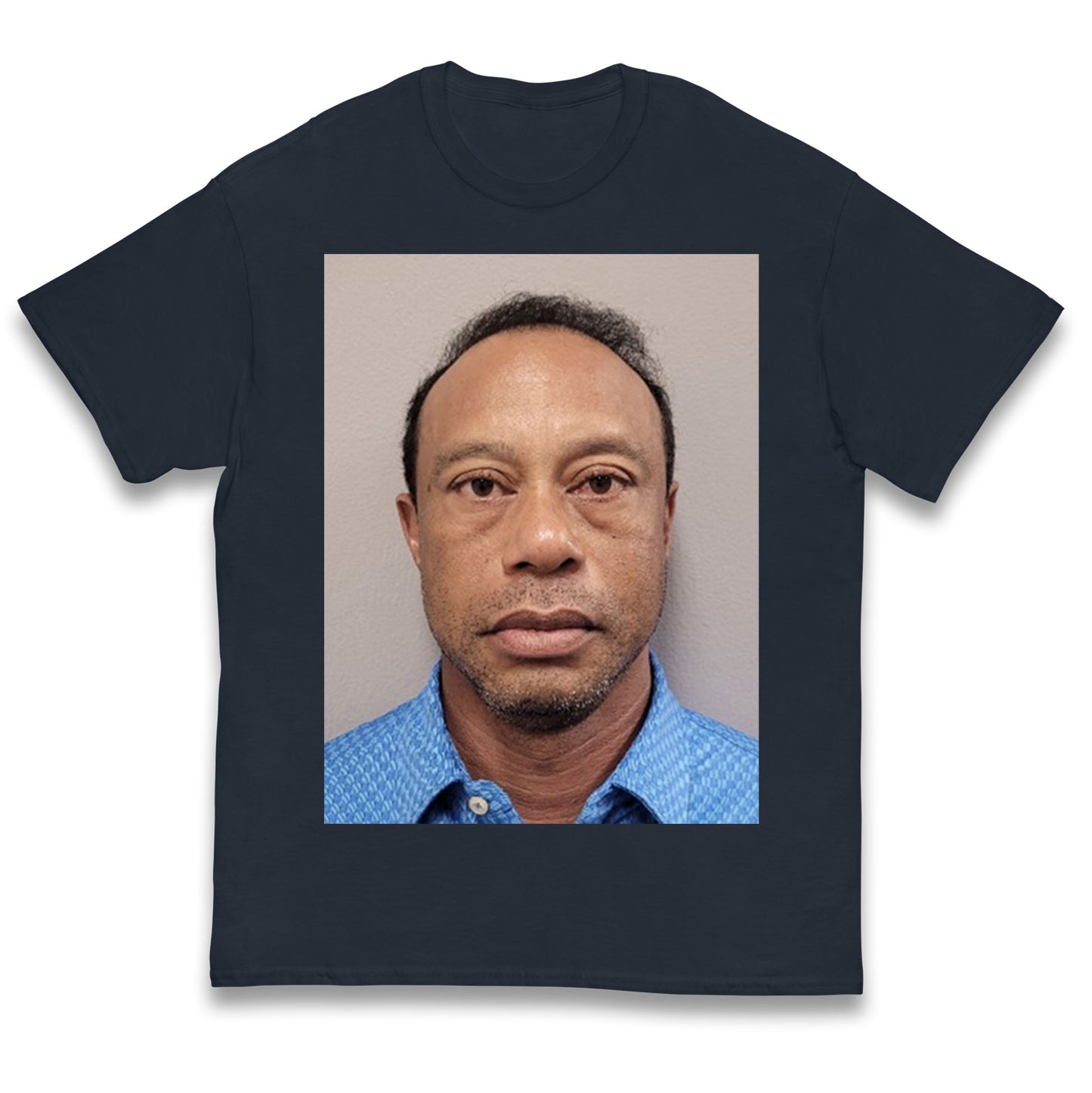Tiger Woods Mugshot Kids T Shirt
