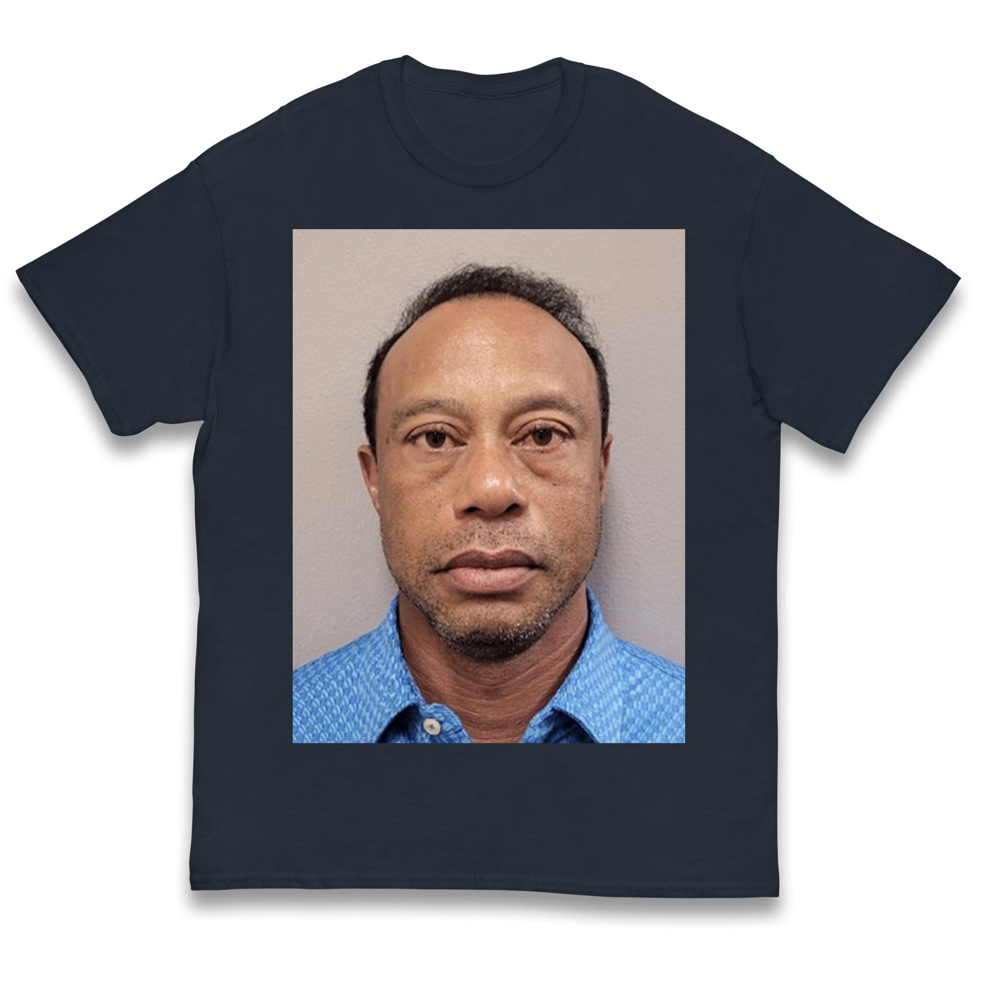 Tiger Woods Mugshot Kids T Shirt