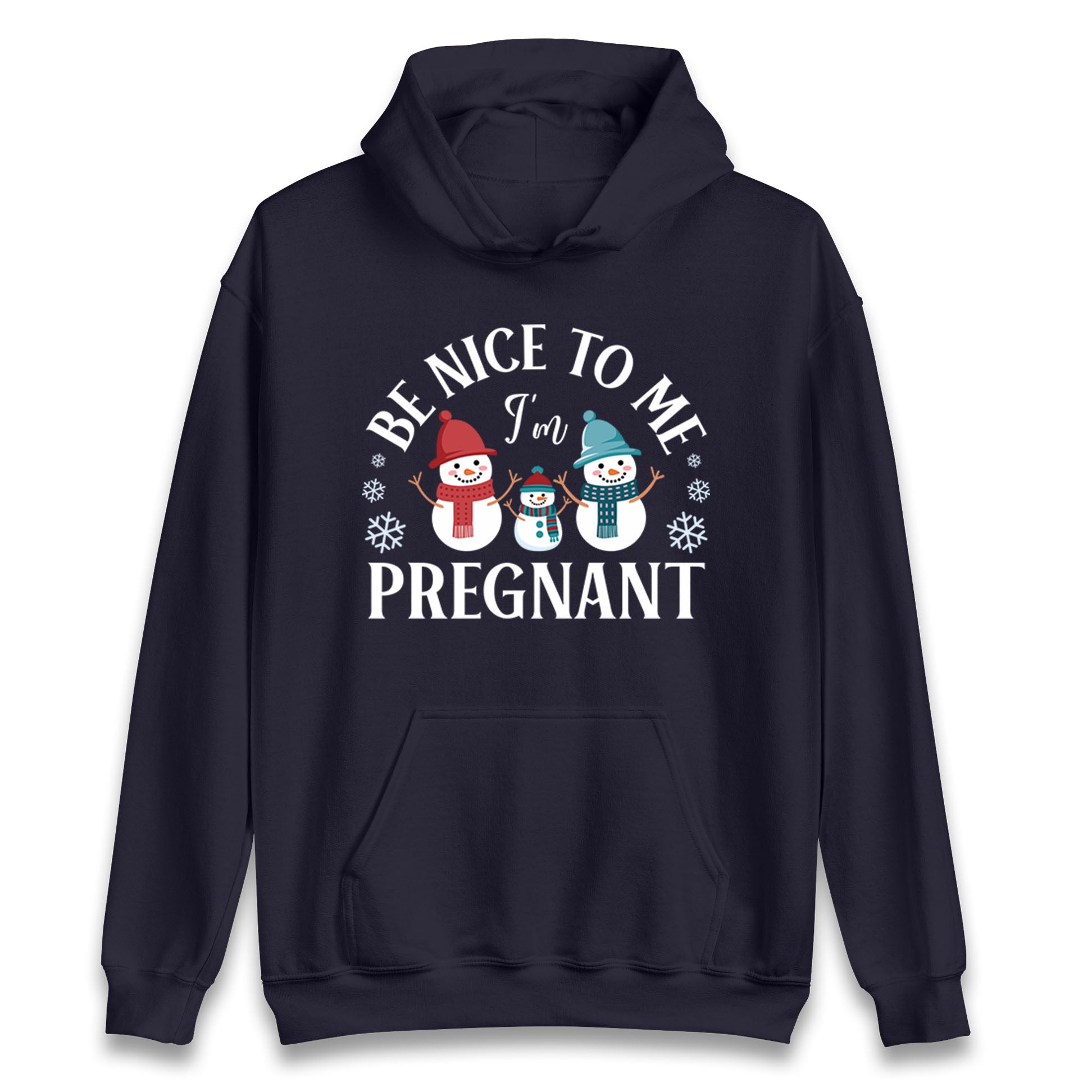 Pregnant At Christmas Hoodie