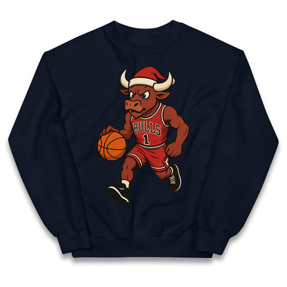 Chicago Bulls Christmas Kids Jumper