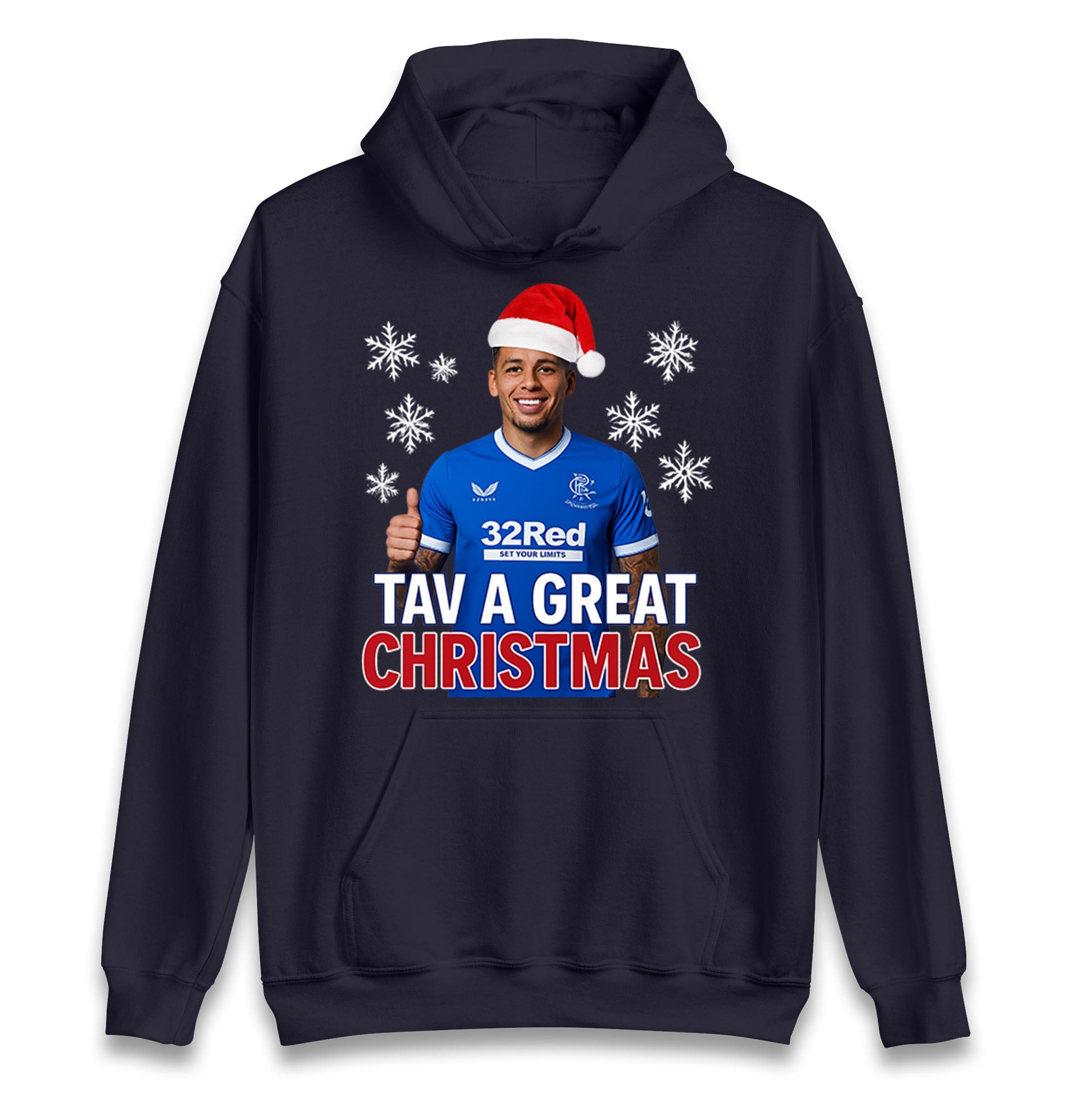Tav a Great Christmas Rangers Hoodie