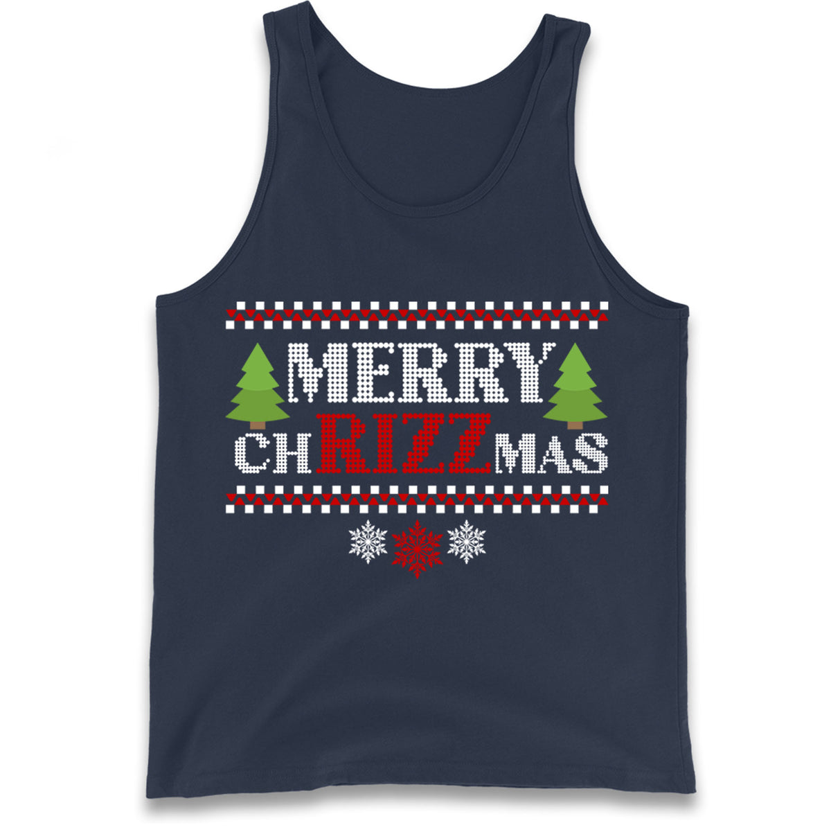 merry christmas tree tank top