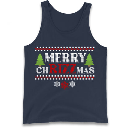 merry christmas tree tank top