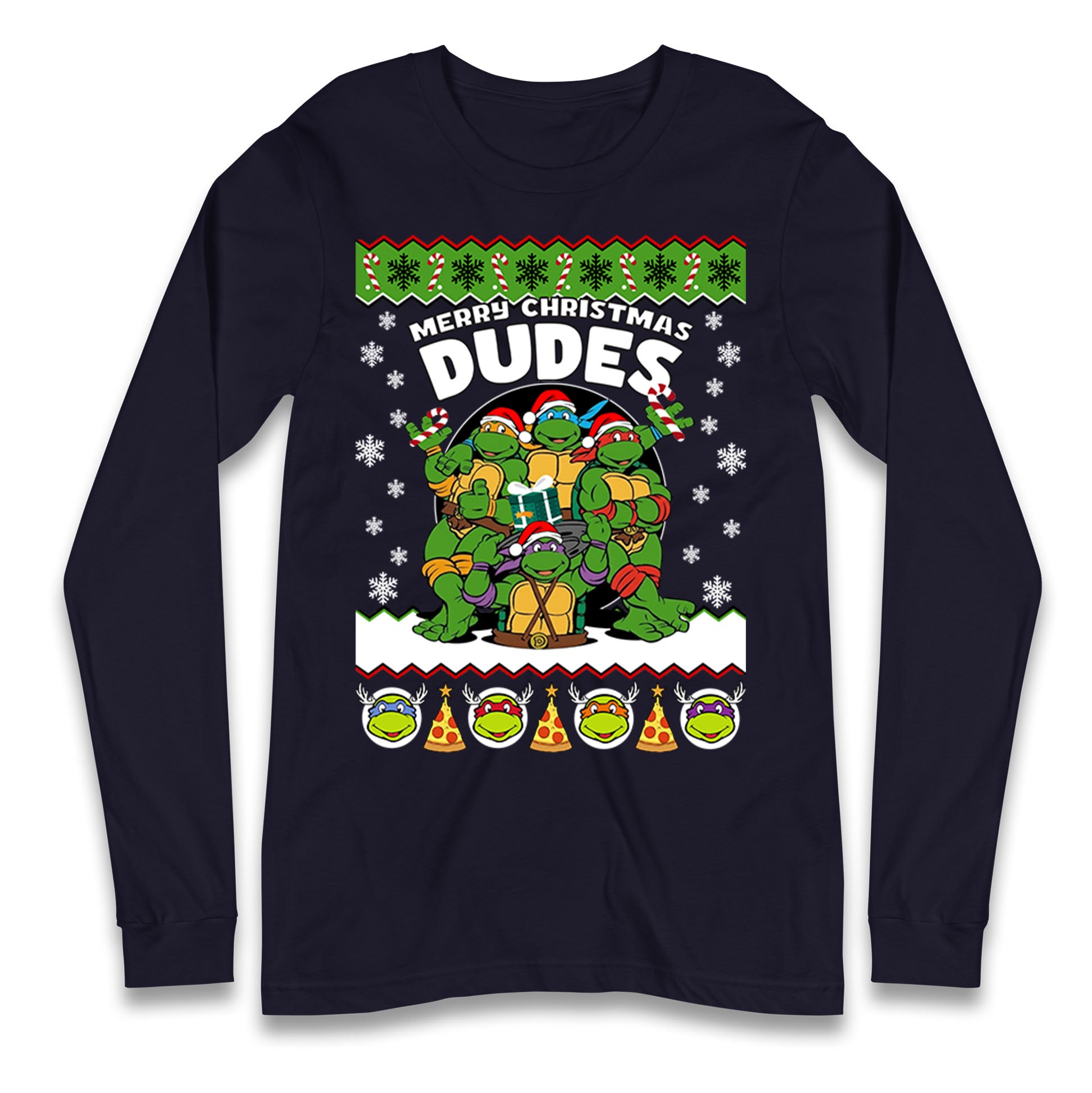 Ninja Turtles Christmas Longsleeve T Shirt