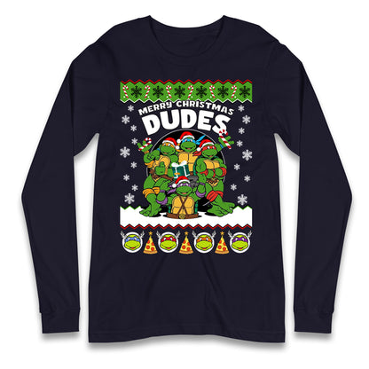 Ninja Turtles Christmas Longsleeve T Shirt