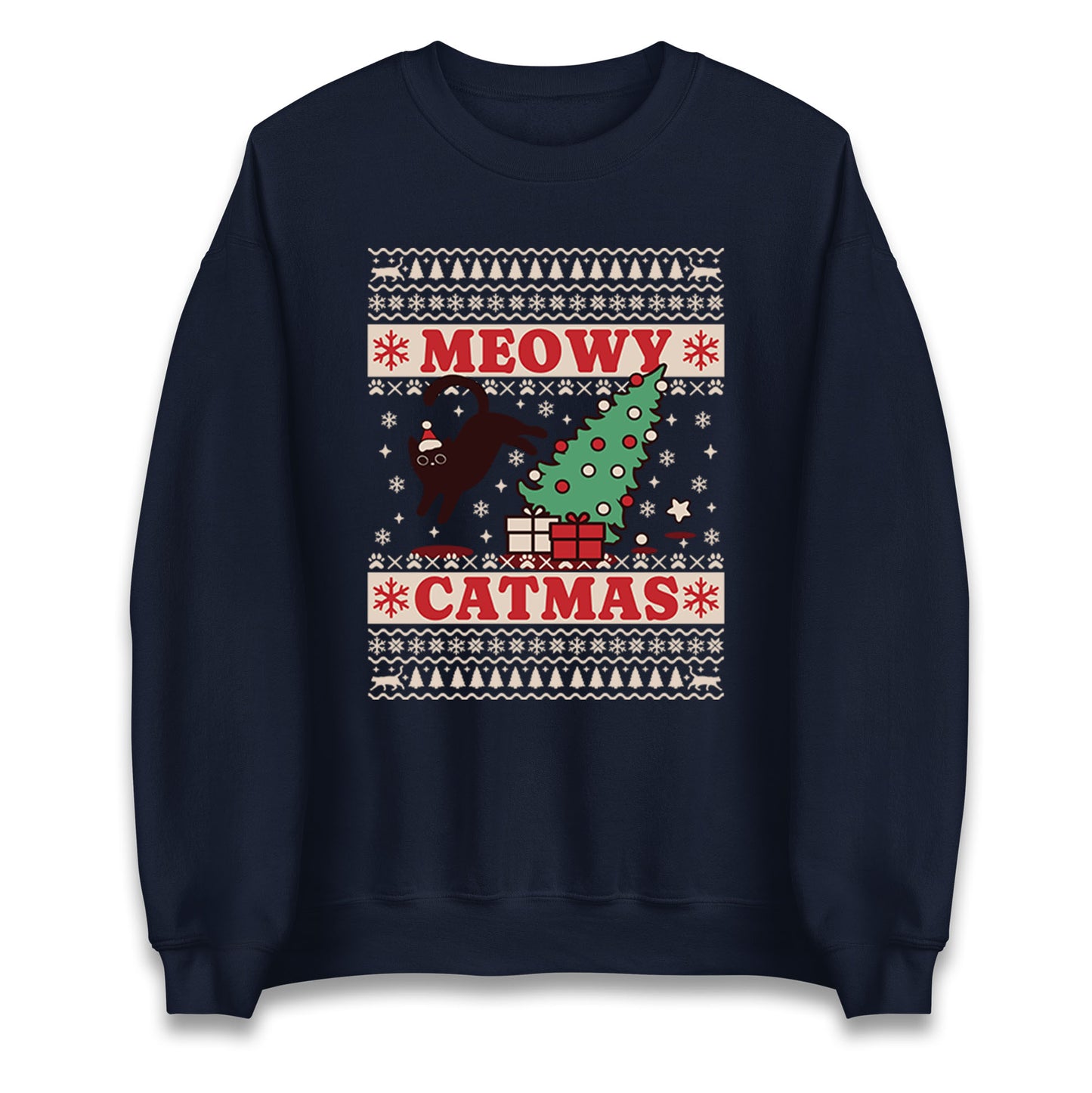 Christmas Cat Jumper