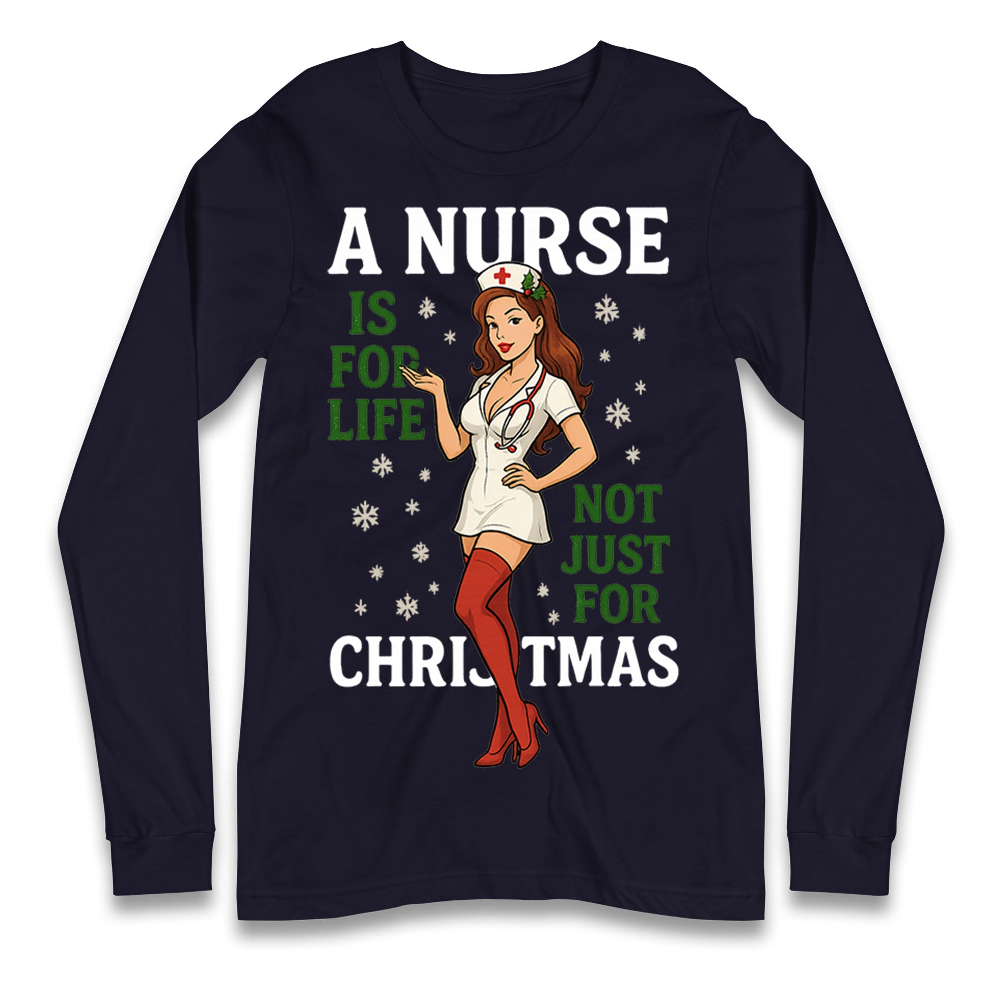 Nurse Christmas Longsleeve T Shirt