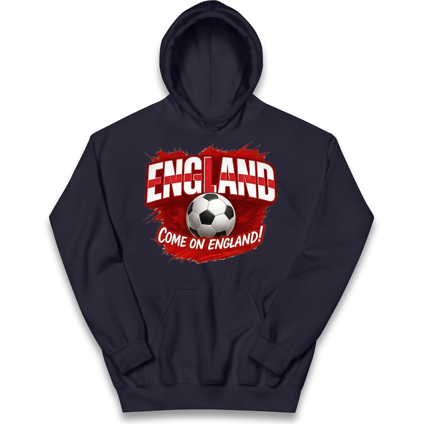 England Retro World Cup Kids Hoodie