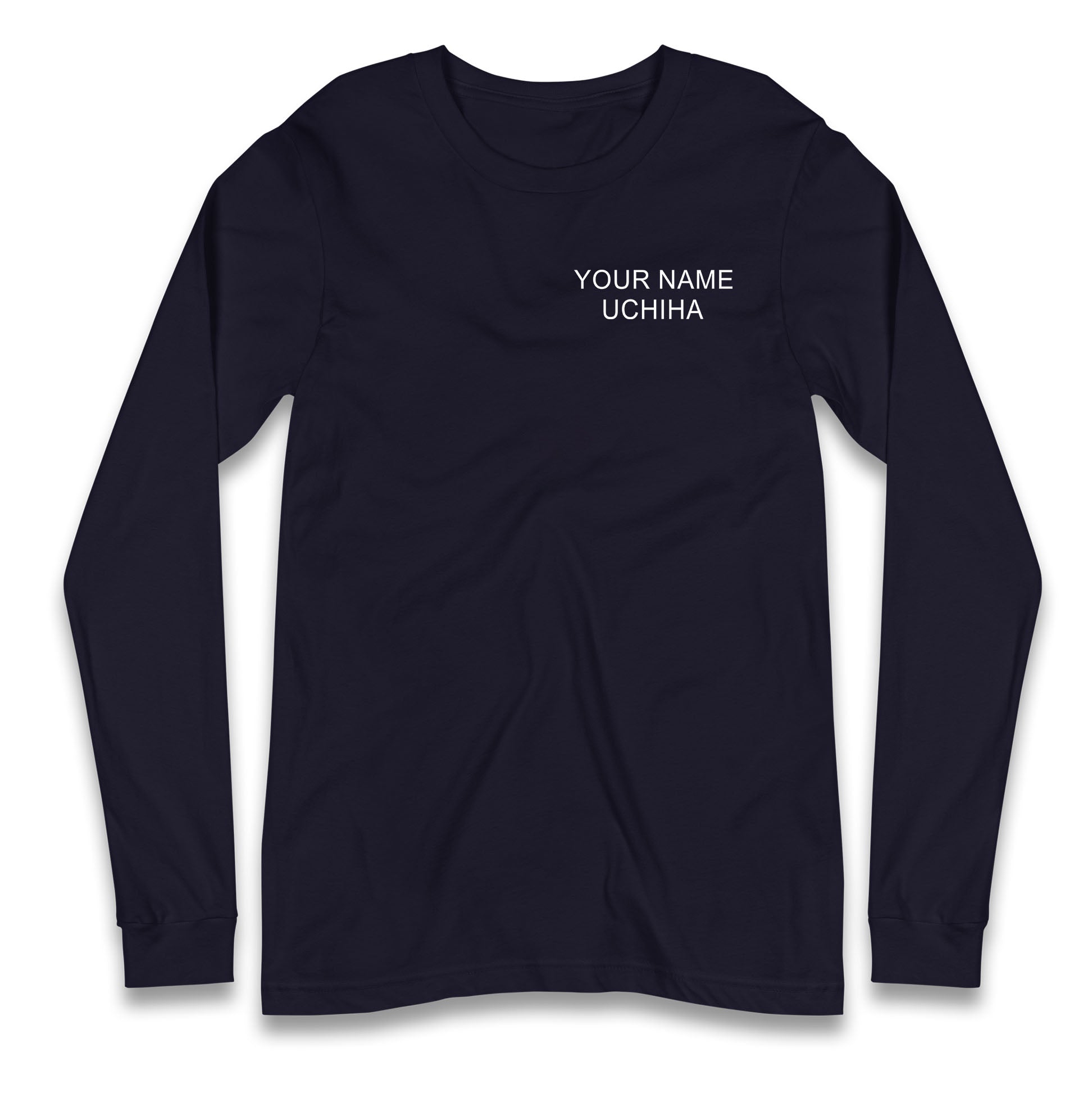 Uchiha Clan Logo Long Sleeve T Shirt